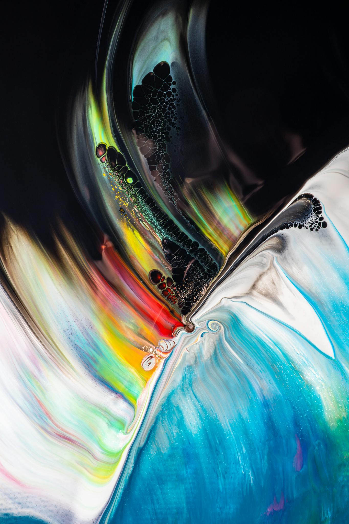 Albums 7 Dynamic abstract artwork featuring vibrant swirling colors and motion effects.